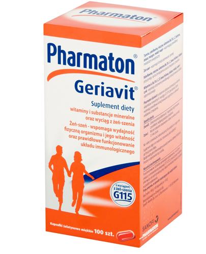 PHARMATON GERIAVIT - 100 kaps. - Apteka internetowa Melissa