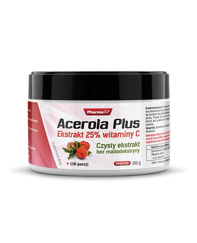  PHARMOVIT Acerola Plus ekstrakt 25% witaminy C - 100 g - Apteka internetowa Melissa  