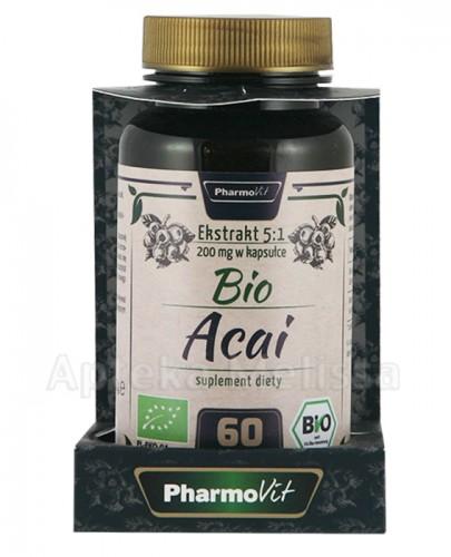 PHARMOVIT Bio acai 200 mg - 60 kaps. Data ważności: 2018.08.30 - Apteka internetowa Melissa