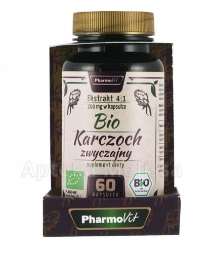 PHARMOVIT Bio karczoch zwyczajny 200 mg - 60 kaps. - Apteka internetowa Melissa