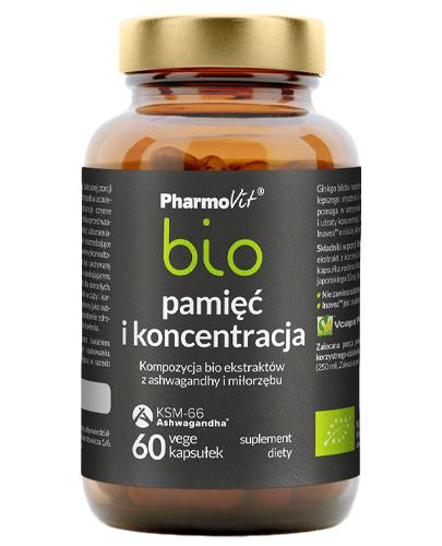 PharmoVit Bio Pamięć i koncentracja, 60 kaps., cena, opinie, składniki - Apteka internetowa Melissa