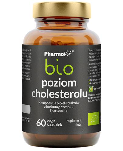  PharmoVit Bio Poziom cholesterolu, 60 kaps., cena, opinie, wskazania - Apteka internetowa Melissa  