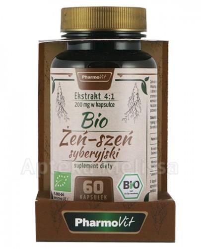 PHARMOVIT Bio żeń-szeń syberyjski 200 mg - 60 kaps. - Apteka internetowa Melissa