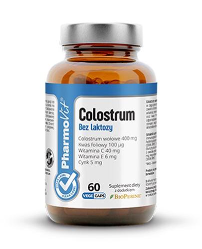  Pharmovit Clean Label Colostrum bez laktozy - 60 kaps.  - Apteka internetowa Melissa  