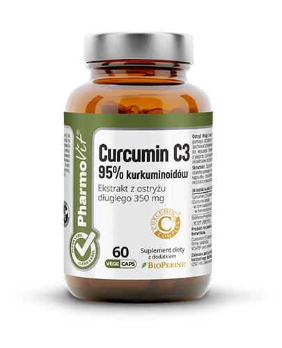  Pharmovit Clean Label Curcumin C3 95% kurkuminoidów - 60 kaps.- cena, opinie, właściwości - Apteka internetowa Melissa  