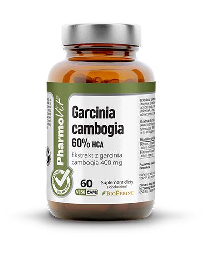  Pharmovit Clean Label Garcinia cambogia 60% HCA - 60 kaps. - cena, opinie, właściwości - Apteka internetowa Melissa  