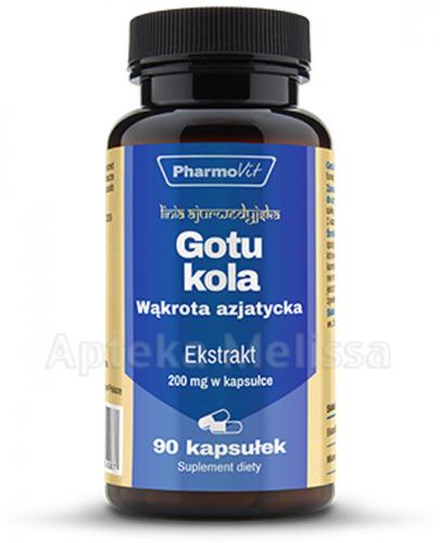 PHARMOVIT GOTU KOLA Wąkrotka azjatycka 200 mg - 90 kaps. - Apteka internetowa Melissa