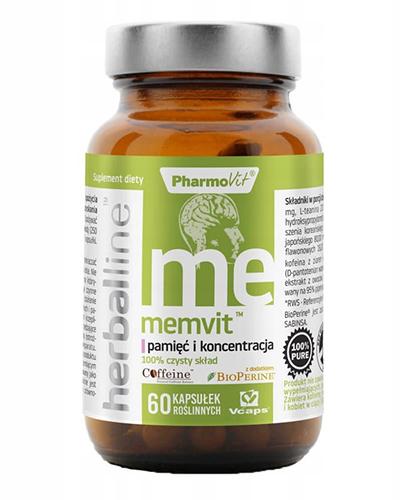  PharmoVit Herballine Memvit - 60 kapsułek - Apteka internetowa Melissa  