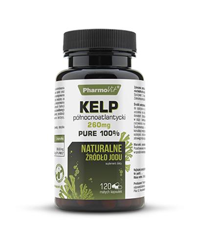  PHARMOVIT Kelp północnoatlantycki 260 mg Pure 100% - 120 kaps. Źródło jodu - cena, opinie, wskazania - Apteka internetowa Melissa  