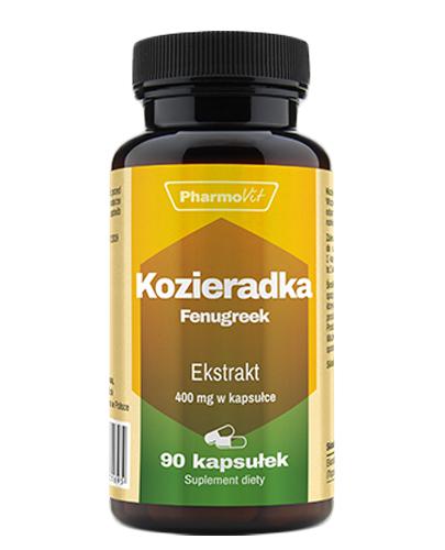  Pharmovit Kozieradka 400 mg, 90 kaps., cena, opinie, skład - Apteka internetowa Melissa  