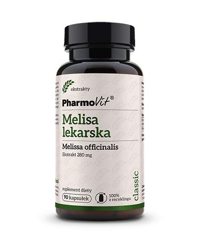  PharmoVit Melisa lekarska 280 mg, 90 kaps., cena, opinie, właściwości  - Apteka internetowa Melissa  