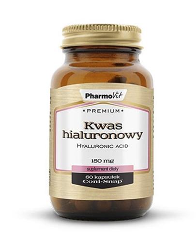  PharmoVit Premium Kwas hialuronowy 150 mg - 60 kaps. Na stawy - cena, opinie, właściwości  - Apteka internetowa Melissa  