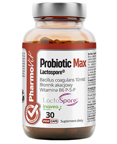  PharmoVit Probiotic Max Lactospore - 30 kaps. - cena, opinie, wskazania - Apteka internetowa Melissa  