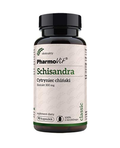  PharmoVit  Schisandra Cytryniec chiński 300 mg, 90 kaps., cena, właściwości, opinie - Apteka internetowa Melissa  