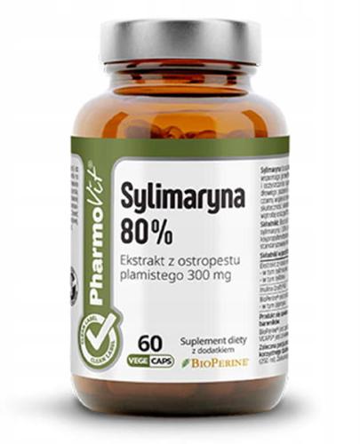 Pharmovit Sylimaryna 80% 300 mg - 60 kaps. - cena, opinie, właściwości - Apteka internetowa Melissa  