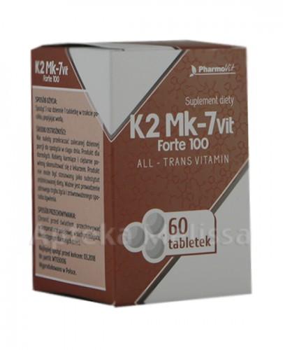PHARMOVIT K2 MK-7VIT Forte 100 - 60 tabl. - Apteka internetowa Melissa