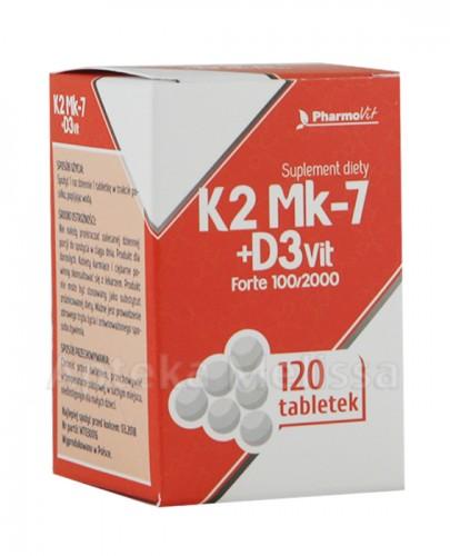  PHARMOVIT K2 MK-7 + D3 VIT Forte 100/2000 - 120 tabl.  - Apteka internetowa Melissa  