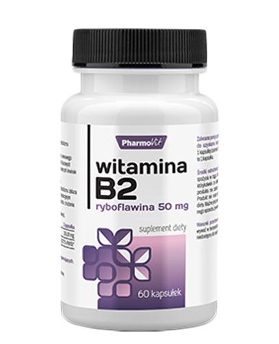  Pharmovit Witamina B2 ryboflawina 50 mg, 60 kaps., cena, opinie, dawkowanie - Apteka internetowa Melissa  