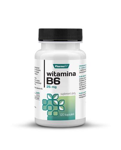  PHARMOVIT Witamina B6 25 mg - 120 kaps. - Apteka internetowa Melissa  