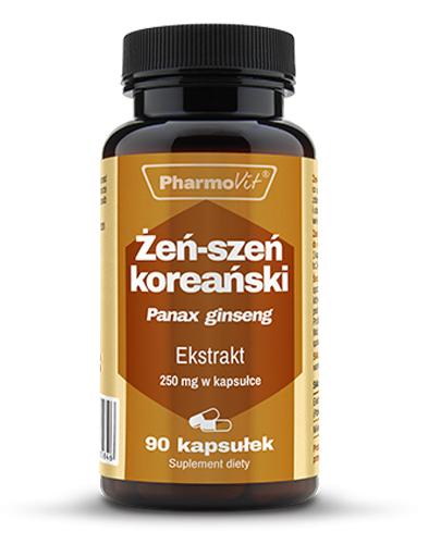  PharmoVit Żeń-szeń koreański 250 mg - 90 kaps. Na koncentrację - cena, opinie, właściwości  - Apteka internetowa Melissa  