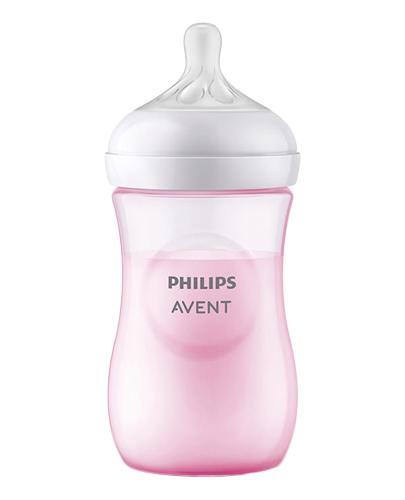  Philips Avent Różowa Responsywna Butelka Natural SCY903/11, 260 ml - Apteka internetowa Melissa  
