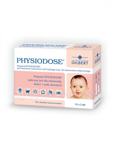 PHYSIODOSE Roztwór soli fizjologicznej - 12 x 5 ml - Apteka internetowa Melissa