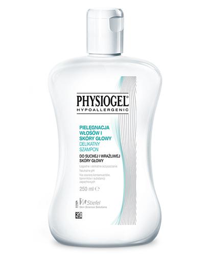 PHYSIOGEL Szampon hipoalergiczny do włosów- 250 ml Do skóry suchej i wrażliwej - cena, opinie, właściwości - Apteka internetowa Melissa