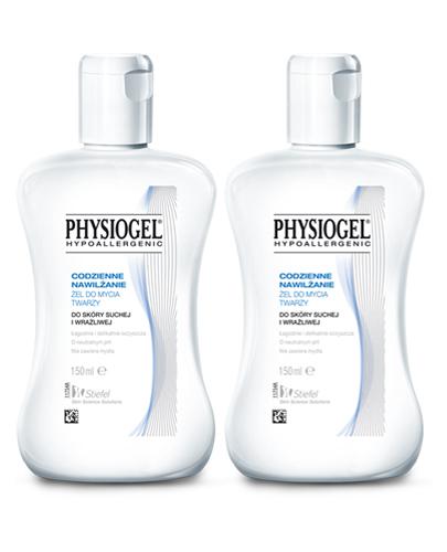 PHYSIOGEL Żel do mycia twarzy - 2 x 150 ml. Skóra sucha i wrażliwa - cena, opinie, wskazania - Apteka internetowa Melissa