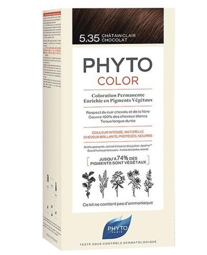  PHYTOCOLOR Farba do włosów 5.35 jasny czekoladowy brąz, 1 szt., cena, opinie, właściwości - Apteka internetowa Melissa  