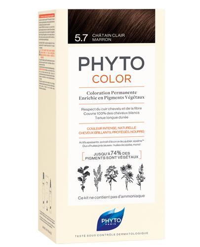 PHYTO COLOR Farba do włosów - 5.7 JASNY KASZTANOWY BRĄZ