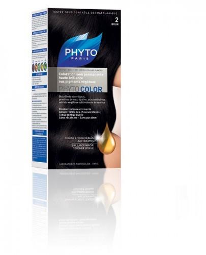 PHYTO COLOR Farba pielęgnacyjna do włosów - 2 CIEMNY BRĄZ - Apteka internetowa Melissa