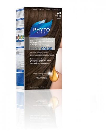 PHYTO COLOR Farba pielęgnacyjna do włosów - 4D JASNY ZŁOTY KASZTAN - Apteka internetowa Melissa