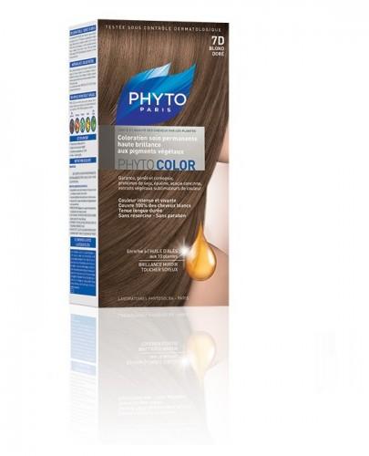 PHYTO COLOR Farba pielęgnacyjna do włosów - 7D ZŁOTY BLOND - Apteka internetowa Melissa