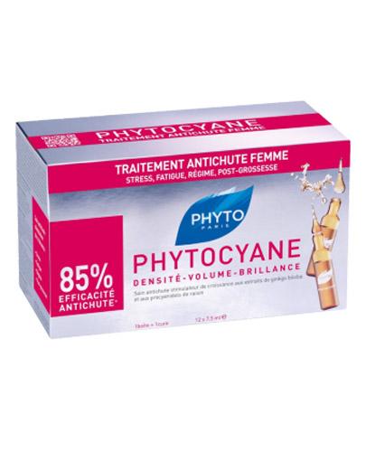  PHYTO PHYTOCYANE Rewitalizujące serum przeciw wypadaniu włosów u kobiet - 12 amp. x 7,5ml - Apteka internetowa Melissa  