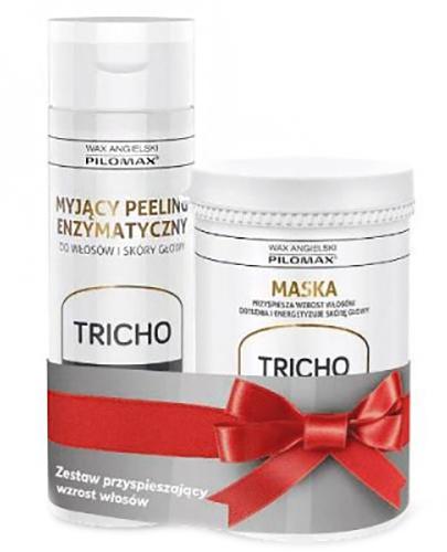  Pilomax Tricho Wax Zestaw Myjący peeling enzymatyczny, 200 ml + Maska przyspieszająca wzrost włosów, 240 ml, cena, opinie, skład - Apteka internetowa Melissa  