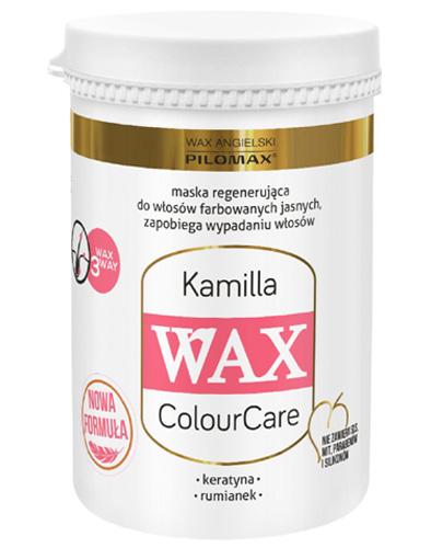 PILOMAX WAX COLOURCARE KAMILLA Maska regenerująca do włosów farbowanych jasne kolory - 480 g - cena, opinie, właściwości