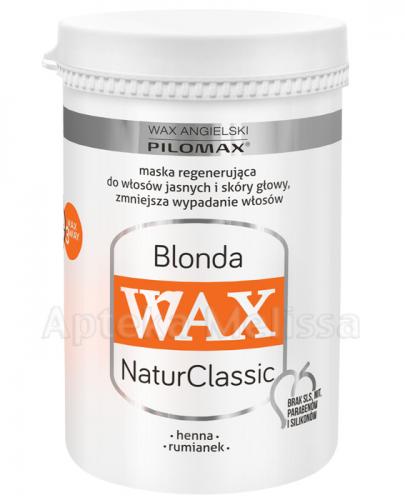  PILOMAX WAX NATURCLASSIC BLONDA Maska regenerująca do włosów jasnych - 480 g - cena, opinie, właściwości - Apteka internetowa Melissa  