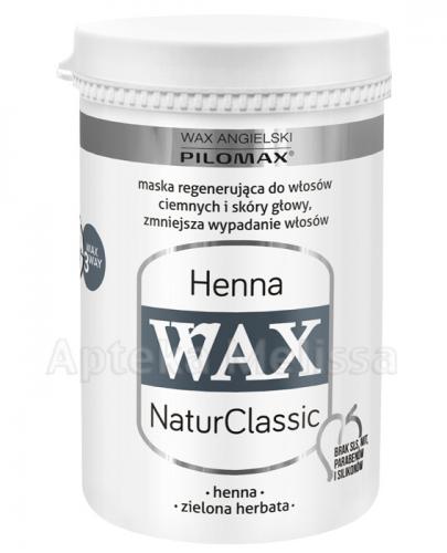 PILOMAX WAX NATURCLASSIC HENNA Maska regenerująca do włosów ciemnych - 480 g - cena, opinie, właściwości