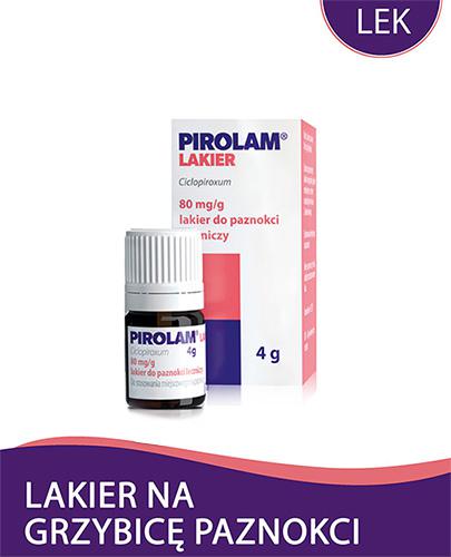 PIROLAM 8% Lakier na grzybicę paznokci - 4 g - cena, opinie, wskazania - Apteka internetowa Melissa