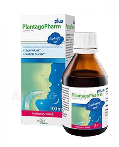 PLANTAGOPHARM PLUS Syrop o smaku malinowym - 100 ml Data ważności: 2017.09.30 - Apteka internetowa Melissa