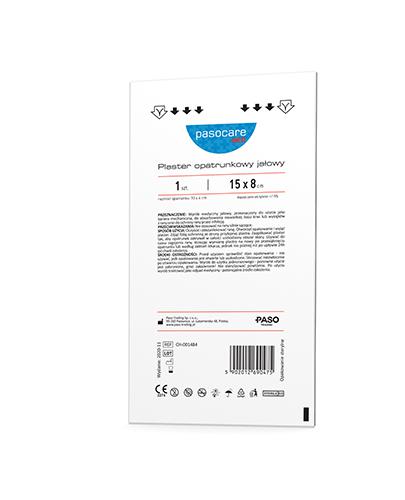 PASOCARE MED Plaster opatrunkowy jałowy 15 cm x 8 cm - 1 szt. - cena, opinie, właściwości