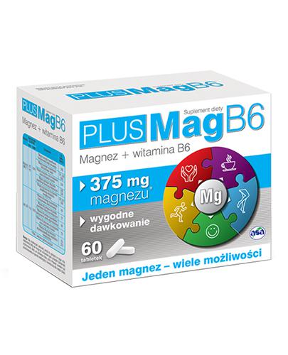 PLUSMAG B6, magnez + witamina B6 - 60 tabl.