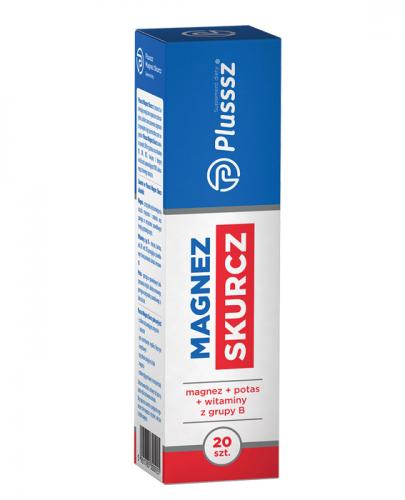 PLUSSSZ MAGNEZ SKURCZ - 20 tabl. mus. - Apteka internetowa Melissa