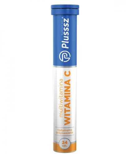 PLUSSSZ Multiwitamina + Witamina C - 24 tabl. - Apteka internetowa Melissa
