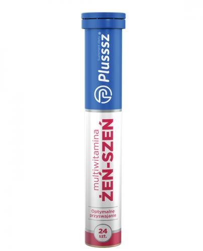 PLUSSSZ Multiwitamina + Żeń-szeń - 24 tabl. - Apteka internetowa Melissa