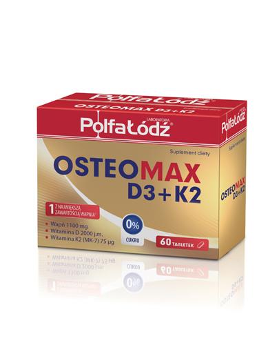 Polfa łódź Osteomax D3 K2 60 Tabl