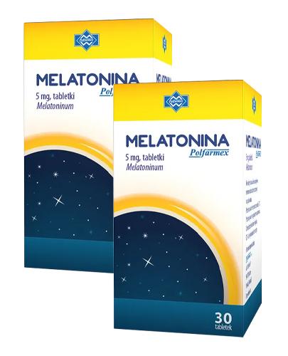  Polfarmex melatonina 5 mg 2 x 30 tabl.  - Apteka internetowa Melissa  