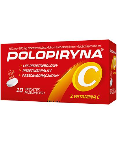  POLOPIRYNA C, 10 tabletek musujących - Apteka internetowa Melissa  
