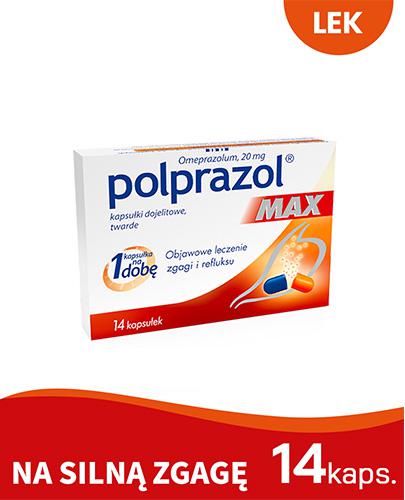  POLPRAZOL MAX 20 mg - 14 kaps. - Apteka internetowa Melissa  
