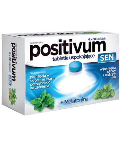 Positivum Sen Tabletki uspokajające - 6 x 30 tabl. - cena, opinie, właściwości - Apteka internetowa Melissa